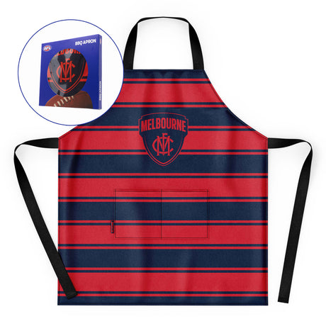 AFL Melbourne Demons 'Snagged' BBQ Apron - Ashtabula