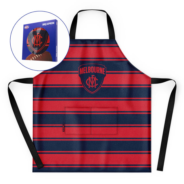 AFL Melbourne Demons 'Snagged' BBQ Apron - Ashtabula