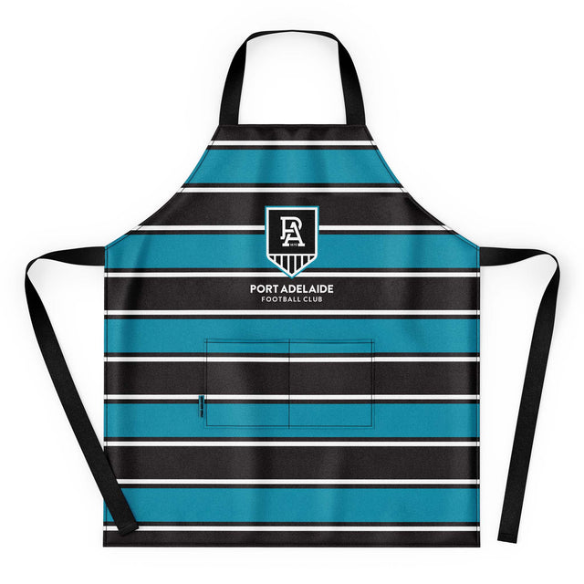 AFL Port Adelaide 'Snagged' BBQ Apron - Ashtabula