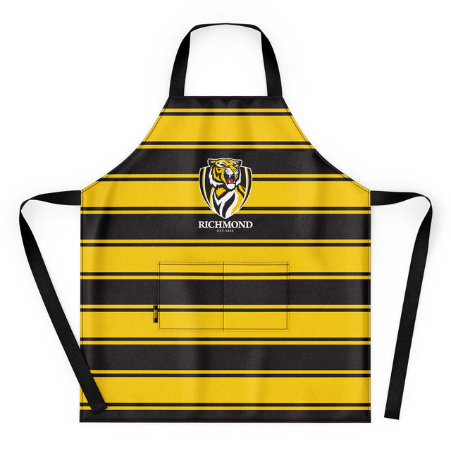 AFL Richmond Tigers 'Snagged' BBQ Apron - Ashtabula