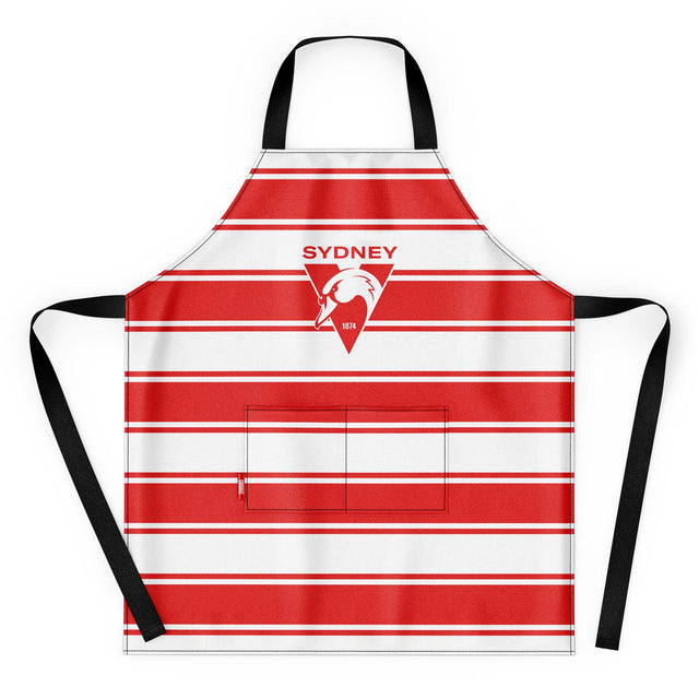 AFL Sydney Swans 'Snagged' BBQ Apron - Ashtabula