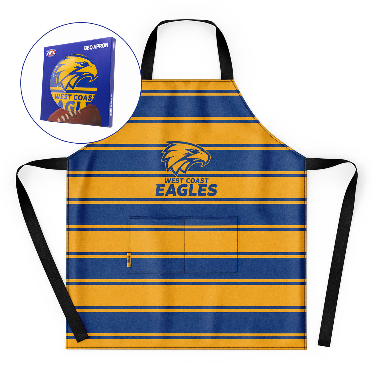 AFL West Coast Eagles 'Snagged' BBQ Apron - Ashtabula
