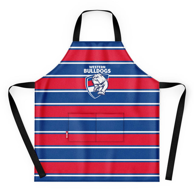 AFL Western Bulldogs 'Snagged' BBQ Apron - Ashtabula