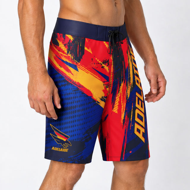 AFL Adelaide Crows 'Banksy' Board Shorts - Ashtabula