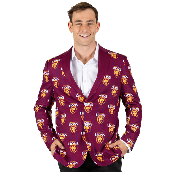 AFL Brisbane Lions 'Front Bar' Sports Jacket - Ashtabula