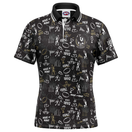 AFL Collingwood 'Scrambler' Golf Polo - Ashtabula