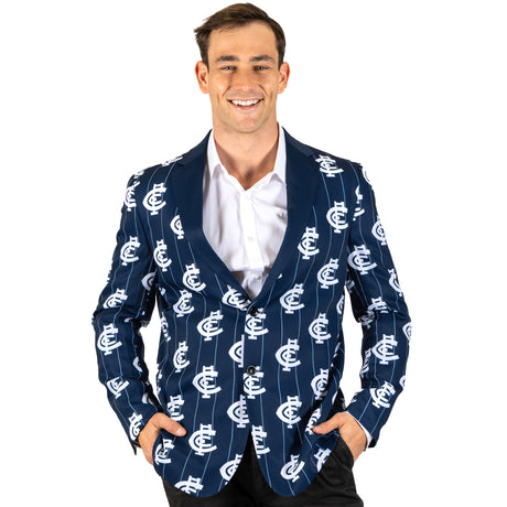 AFL Carlton 'Front Bar' Sports Jacket - Ashtabula