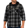 AFL Collingwood 'Highland' Hooded Flannel Shirt - Ashtabula