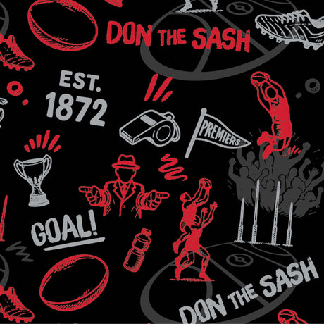 AFL Essendon 'Scrambler' Golf Polo - Ashtabula