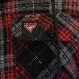 AFL Essendon Bombers 'Highland' Hooded Flannel Shirt - Ashtabula