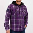 AFL Fremantle Dockers 'Highland' Hooded Flannel Shirt - Ashtabula