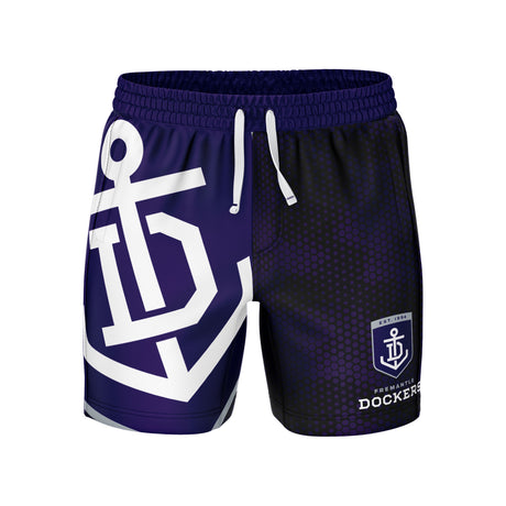 AFL Fremantle Dockers 'Big Shot' Volley Shorts - Ashtabula