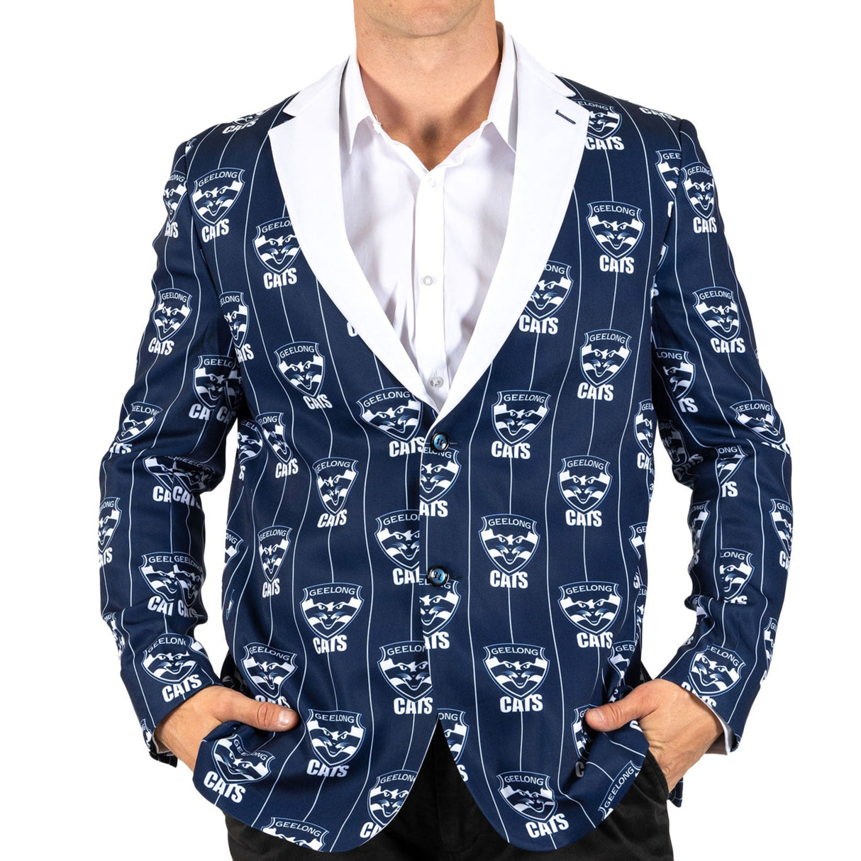 AFL Geelong Cats 'Front Bar' Sports Jacket - Ashtabula
