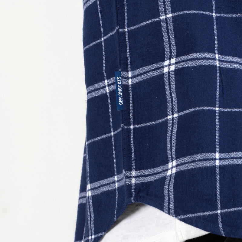 AFL Geelong Cats 'Mustang' Flannel Shirt