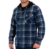 AFL Geelong Cats 'Highland' Hooded Flannel Shirt - Ashtabula