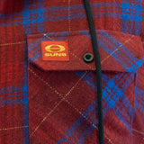AFL Golds Coast Suns 'Highland' Hooded Flannel Shirt - Ashtabula