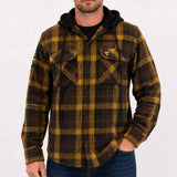 AFL Hawthorn 'Highland' Hooded Flannel Shirt - Ashtabula