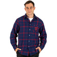 AFL Melbourne Demons 'Mustang' Flannel Shirt - Ashtabula