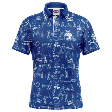 AFL North Melbourne 'Scrambler' Golf Polo - Ashtabula