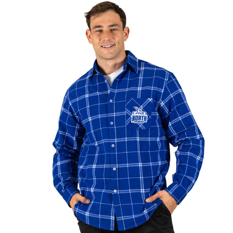 AFL North Melbourne 'Mustang' Flannel Shirt - Ashtabula