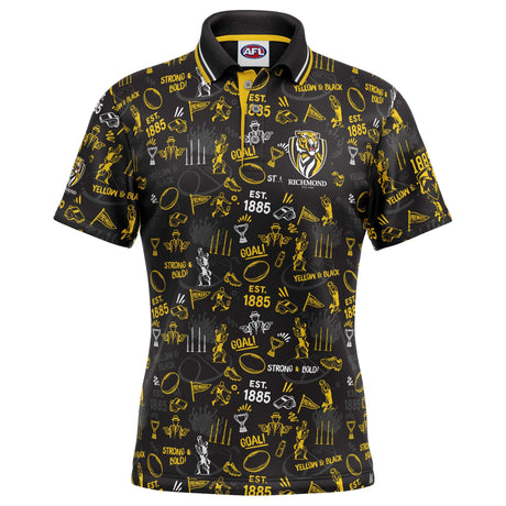 AFL Richmond 'Scrambler' Golf Polo - Ashtabula