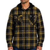 AFL Richmond Tigers 'Highland' Hooded Flannel Shirt - Ashtabula