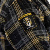 AFL Richmond Tigers 'Highland' Hooded Flannel Shirt - Ashtabula