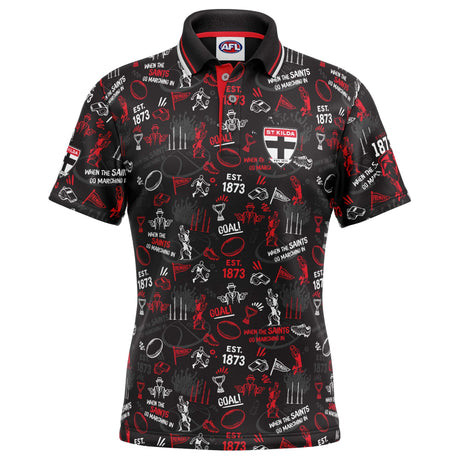 AFL St Kilda 'Scrambler' Golf Polo - Ashtabula