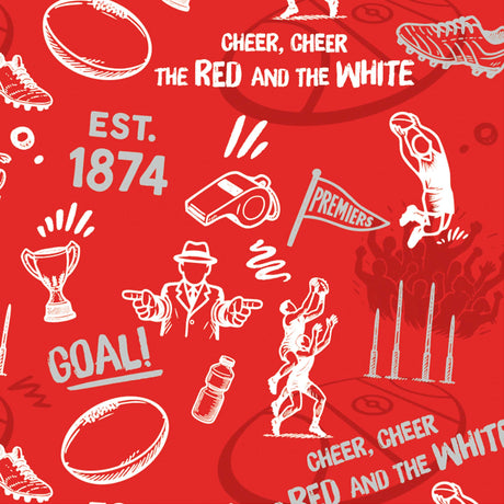 AFL Sydney Swans 'Scrambler' Golf Polo - Ashtabula