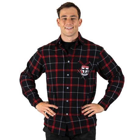 AFL St Kilda 'Mustang' Flannel Shirt - Ashtabula