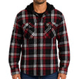 AFL St Kilda 'Highland' Hooded Flannel Shirt - Ashtabula