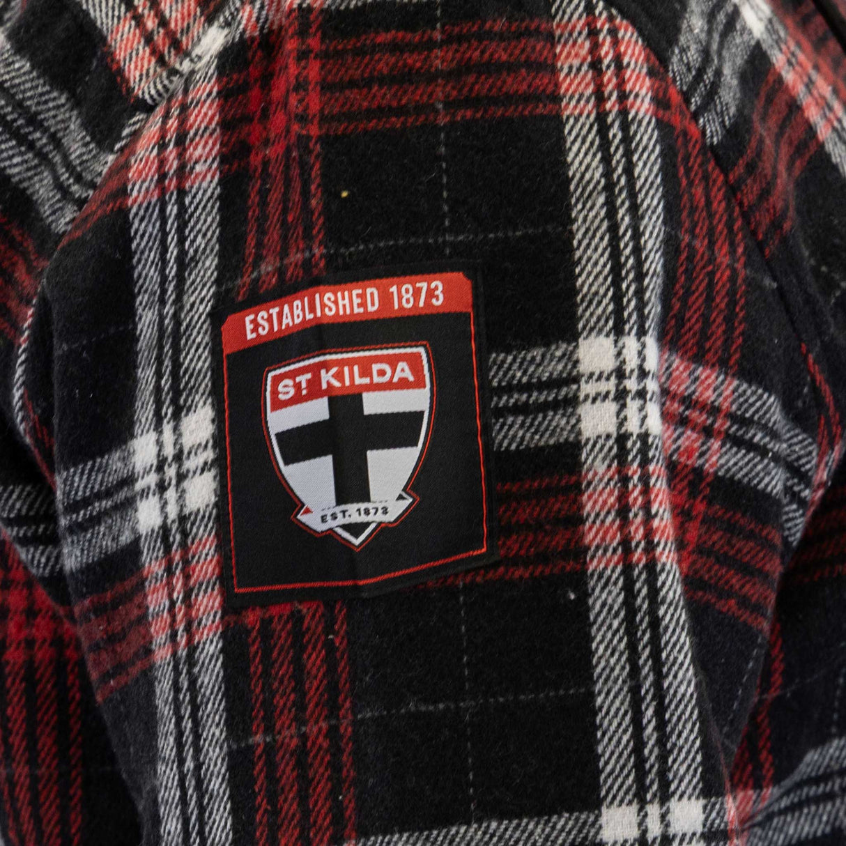 AFL St Kilda 'Highland' Hooded Flannel Shirt - Ashtabula