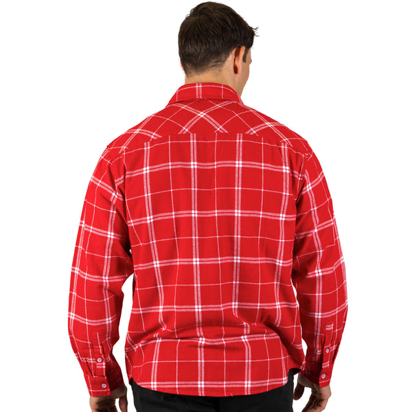 AFL Sydney Swans 'Mustang' Flannel Shirt - Ashtabula