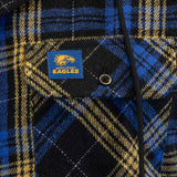 AFL West Coast Eagles 'Highland' Hooded Flannel Shirt - Ashtabula
