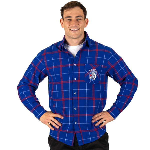 AFL Western Bulldogs 'Mustang' Flannel Shirt