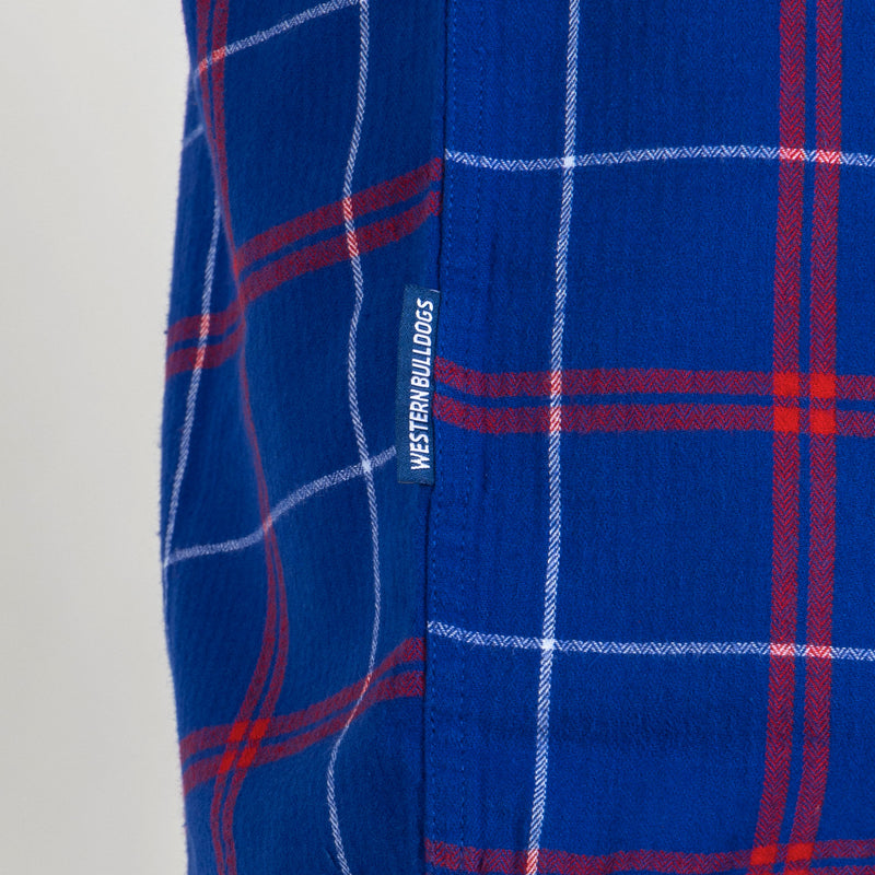 AFL Western Bulldogs 'Mustang' Flannel Shirt - Ashtabula