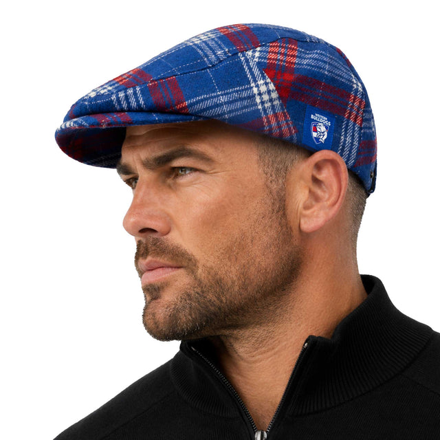 AFL Western Bulldogs 'Angus' Flat Cap - Ashtabula