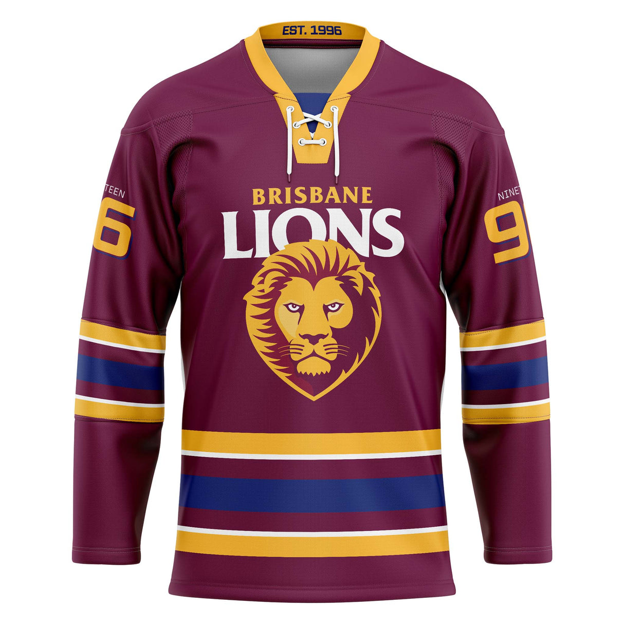 AFL Brisbane Lions 'Bruiser' Hockey Jersey - Ashtabula