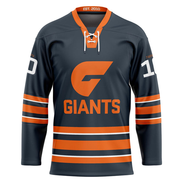 AFL GWS Giants 'Bruiser' Hockey Jersey - Ashtabula