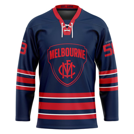 AFL Melbourne Demons 'Bruiser' Hockey Jersey - Ashtabula