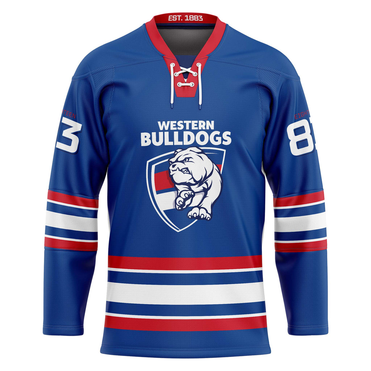 AFL Western Bulldogs 'Bruiser' Hockey Jersey - Ashtabula