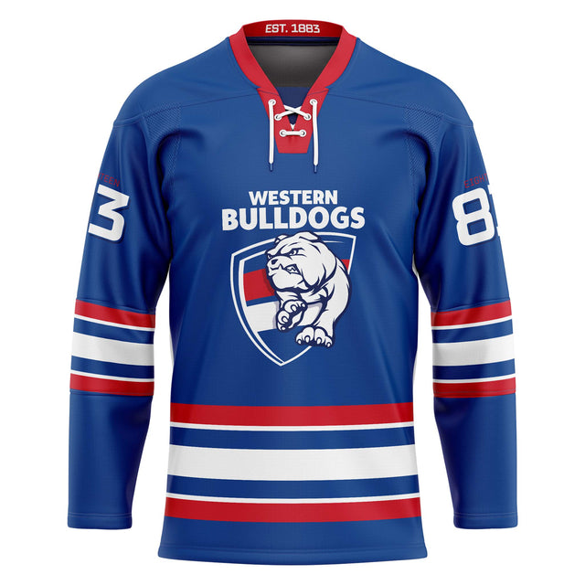 AFL Western Bulldogs 'Bruiser' Hockey Jersey - Ashtabula