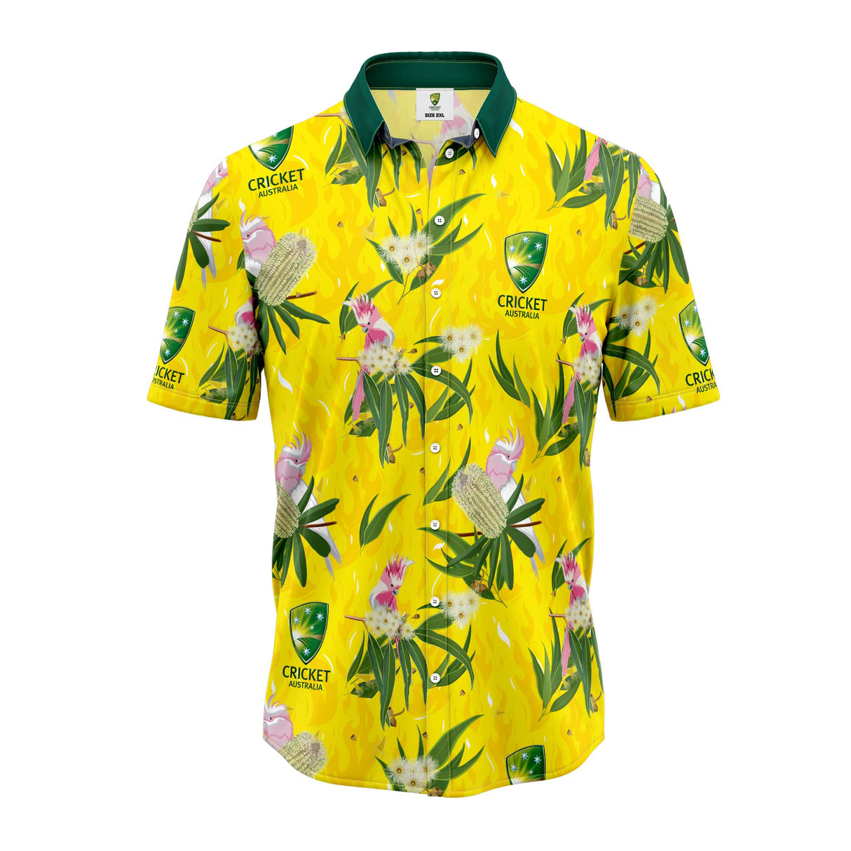 Cricket Australia 'Flamin Galah' Hawaiian Shirt - Ashtabula