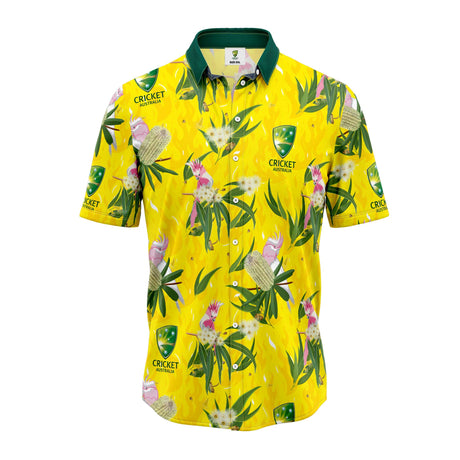 Cricket Australia 'Flamin Galah' Hawaiian Shirt - Ashtabula