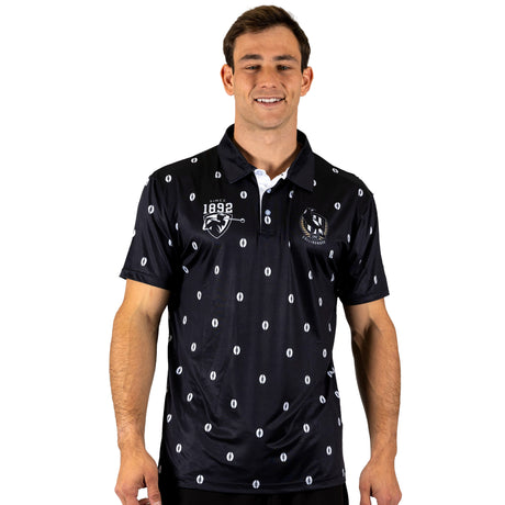AFL Collingwood 'Mulligan' Golf Polo - Ashtabula
