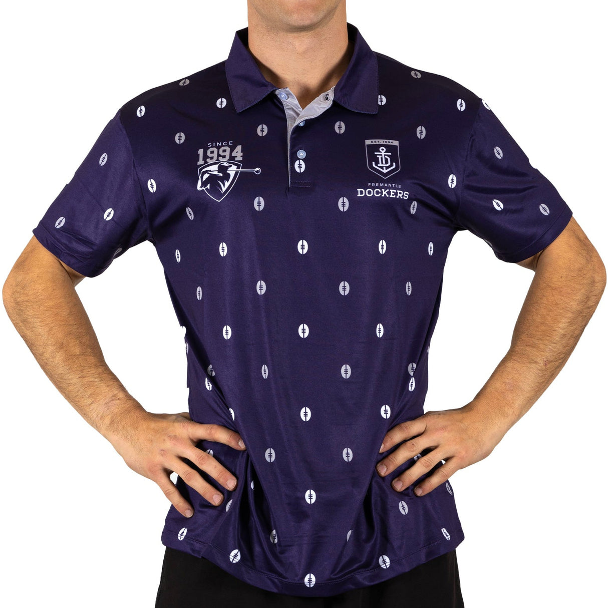 AFL Fremantle Dockers 'Mulligan' Golf Polo - Ashtabula