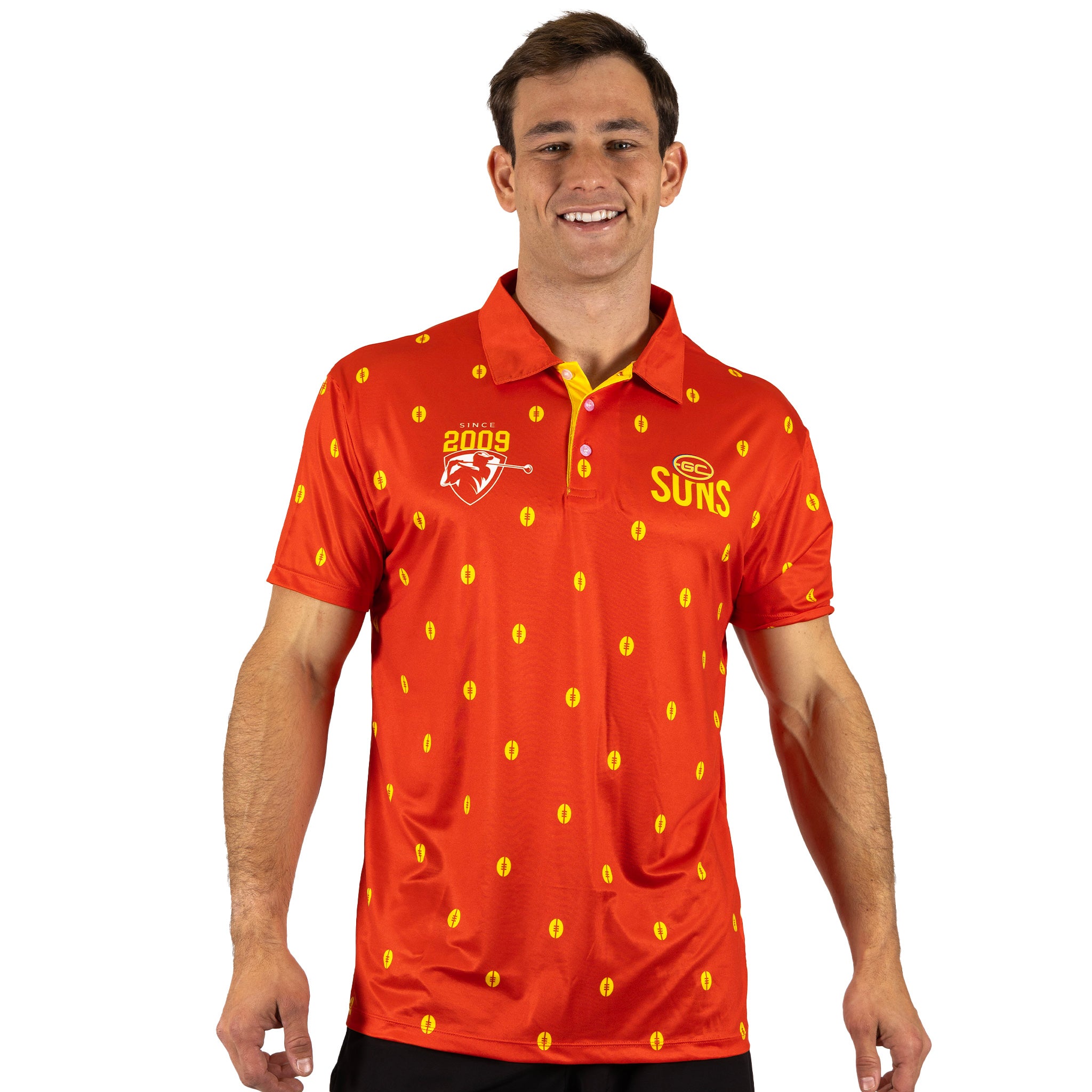 West Coast Eagles Mulligan Golf Polo Shirt main image 1