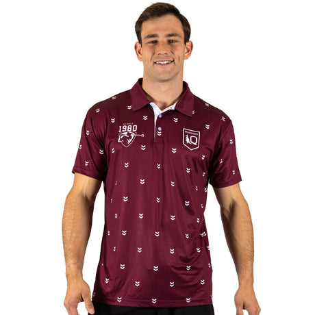 QLD Maroons 'Mulligan' Golf Polo - Ashtabula