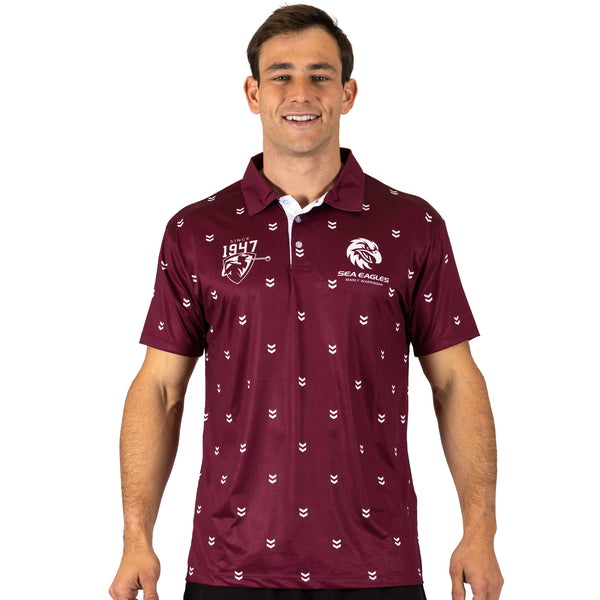 NRL Sea Eagles 'Mulligan' Golf Polo - Ashtabula