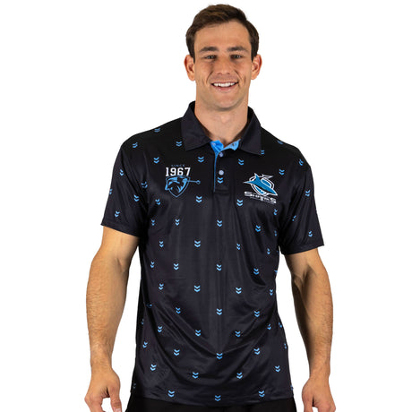 NRL Sharks 'Mulligan' Golf Polo - Ashtabula